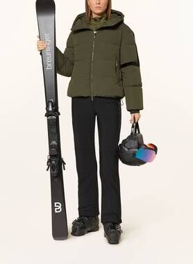 NEW FUSALP barsy ii long sleeve ski jacket in moss green/noir